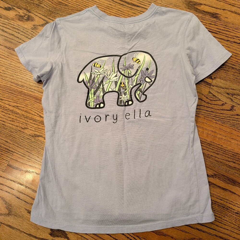 Ivory Ella periwinkle tee (S)